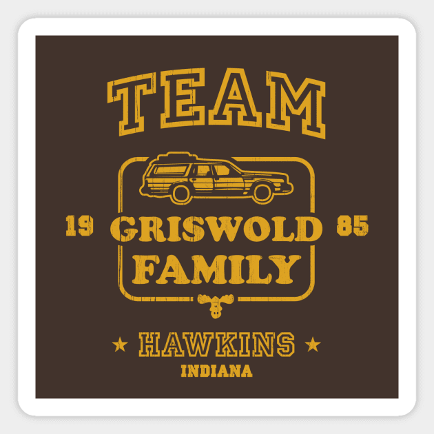 Team Griswold Family Magnet by Stationjack